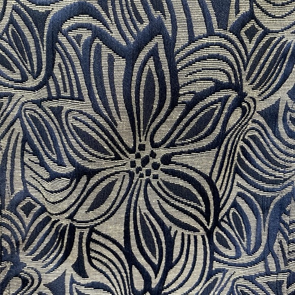 Tommy Hilfiger Blue Patterned Dress Sz 2/ straight fits sleeveless - Picture 4 of 9